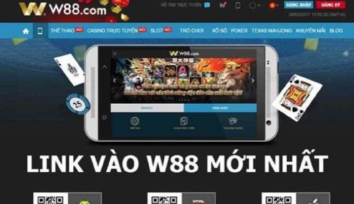W88 là một nhà cái cung cấp cho người chơi những trò cá cược thể thao và casino trực tuyến